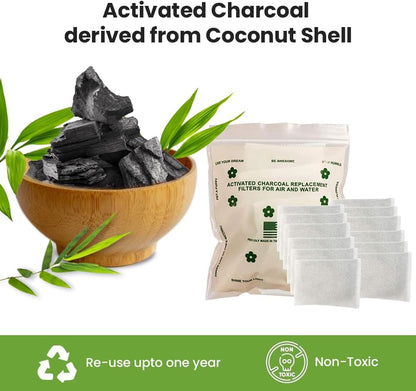 Baby Diaper Pail Deodorizer - Activated Charcoal - 36 Pack