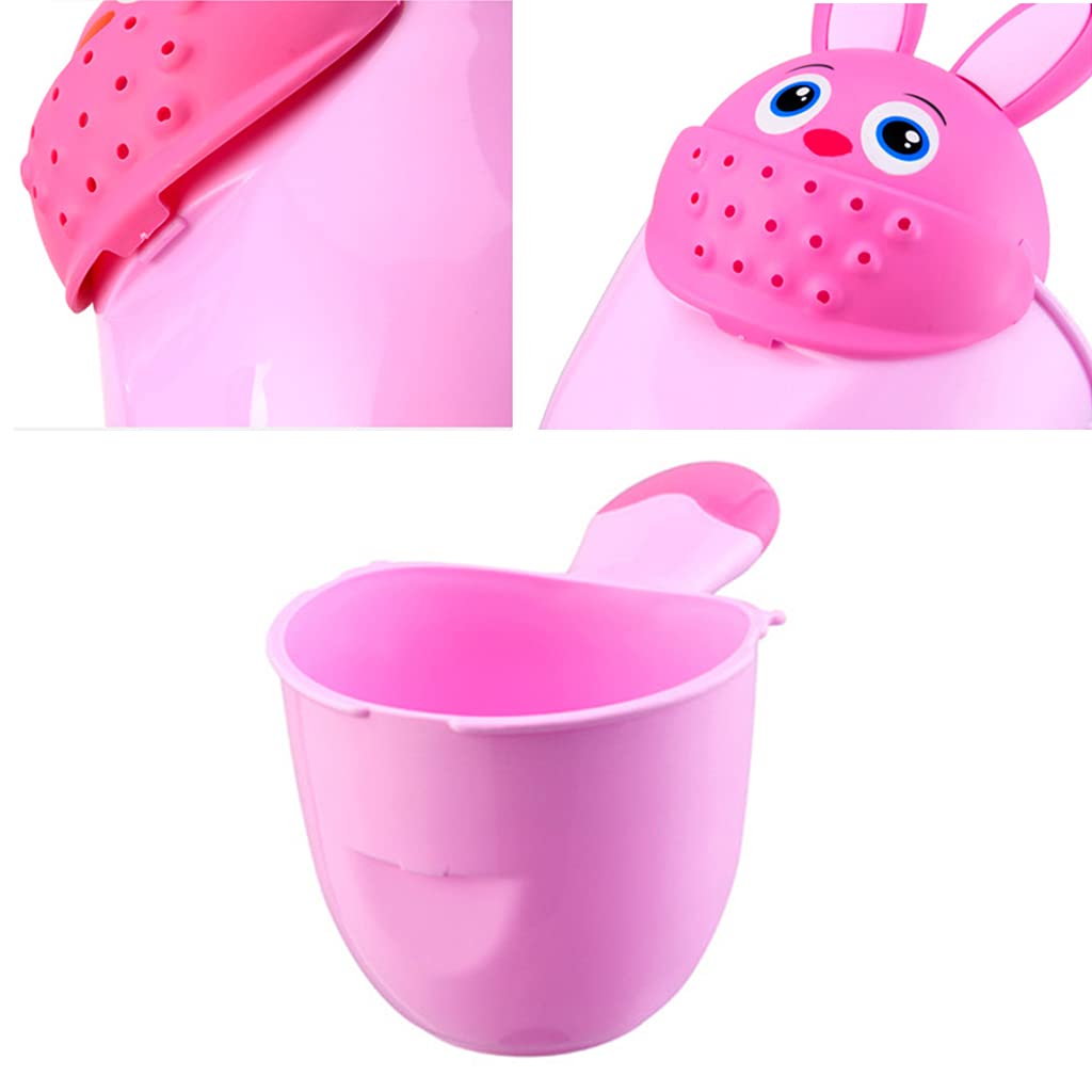 Baby Bath Waterfall Rinser Shampoo Rinse Cup Cartoon Shower Washing for