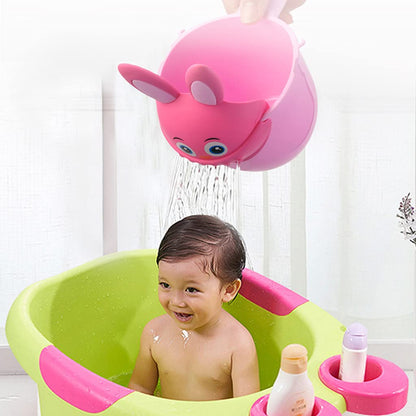 Baby Bath Waterfall Rinser Shampoo Rinse Cup Cartoon Shower Washing for