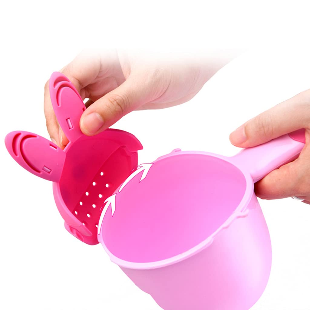 Baby Bath Waterfall Rinser Shampoo Rinse Cup Cartoon Shower Washing for