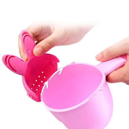 Baby Bath Waterfall Rinser Shampoo Rinse Cup Cartoon Shower Washing for