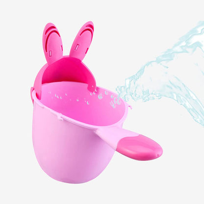 Baby Bath Waterfall Rinser Shampoo Rinse Cup Cartoon Shower Washing for