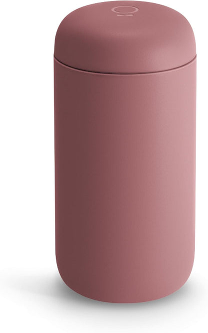Carter Move Ceramic Lined Travel Coffee Mug 12 oz Stainless Steel | No Metallic Taste Coffee Tumbler, Leak-Proof Lid, Dishwasher Safe, Hot 12Hr Cold 24Hr, BPA-Free, Fits Cup Holders, Lemon Zest