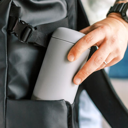 Carter Move Ceramic Lined Travel Coffee Mug 12 oz Stainless Steel | No Metallic Taste Coffee Tumbler, Leak-Proof Lid, Dishwasher Safe, Hot 12Hr Cold 24Hr, BPA-Free, Fits Cup Holders, Lemon Zest