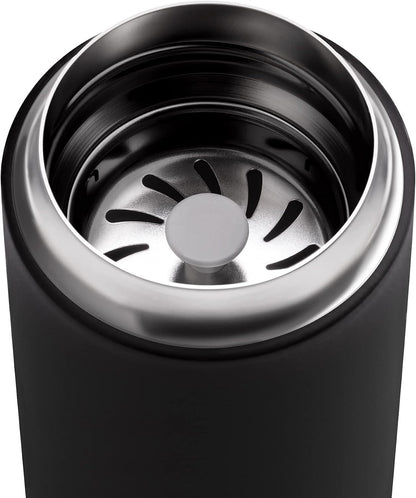 Carter Move Ceramic Lined Travel Coffee Mug 12 oz Stainless Steel | No Metallic Taste Coffee Tumbler, Leak-Proof Lid, Dishwasher Safe, Hot 12Hr Cold 24Hr, BPA-Free, Fits Cup Holders, Lemon Zest