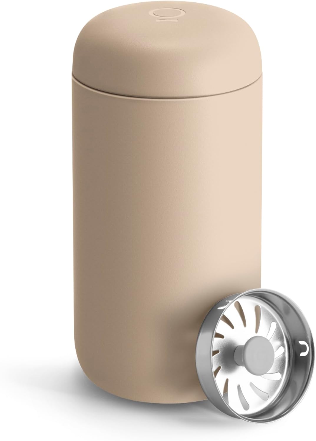 Carter Move Ceramic Lined Travel Coffee Mug 12 oz Stainless Steel | No Metallic Taste Coffee Tumbler, Leak-Proof Lid, Dishwasher Safe, Hot 12Hr Cold 24Hr, BPA-Free, Fits Cup Holders, Lemon Zest