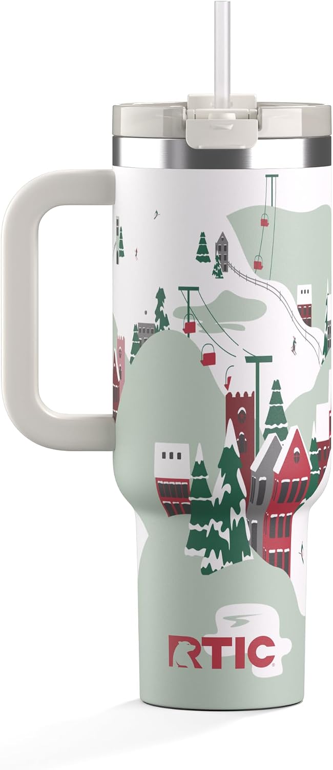 30oz Road Trip Tumbler, Insulated, Ceramic Lined, Apres Ski - Colors B