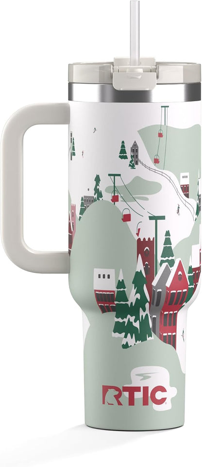 30oz Road Trip Tumbler, Insulated, Ceramic Lined, Apres Ski - Colors B