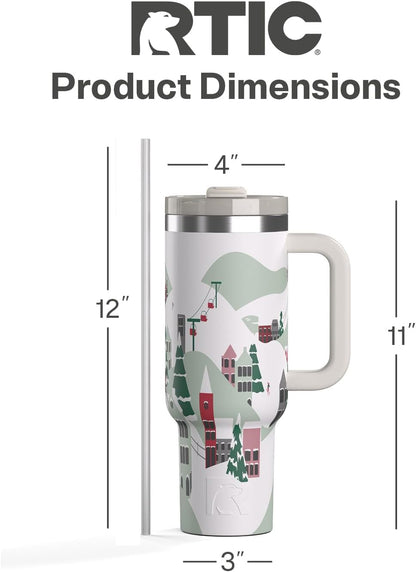 30oz Road Trip Tumbler, Insulated, Ceramic Lined, Apres Ski - Colors B