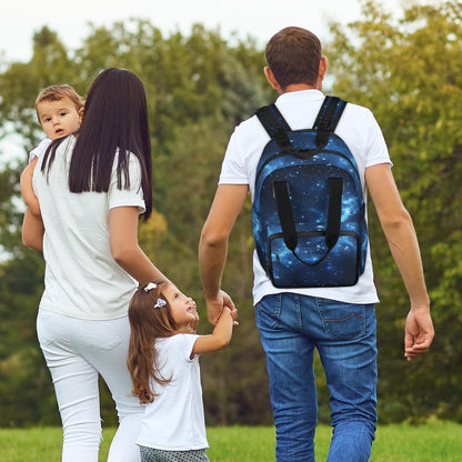 Butterfly Stars Diaper Bag Backpack for Travel, Waterproof Diaper Bag with Insulated Bottle Pockets & USB Port, Large Capacity Baby Bag for Moms & Dads