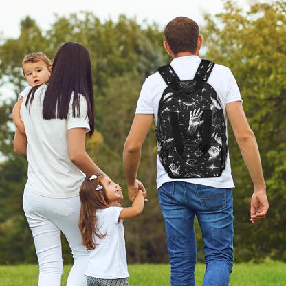 Butterfly Stars Diaper Bag Backpack for Travel, Waterproof Diaper Bag with Insulated Bottle Pockets & USB Port, Large Capacity Baby Bag for Moms & Dads