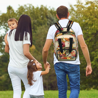 Butterfly Stars Diaper Bag Backpack for Travel, Waterproof Diaper Bag with Insulated Bottle Pockets & USB Port, Large Capacity Baby Bag for Moms & Dads