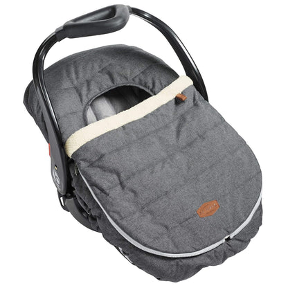 Baby Car Seat Cover, Blanket-Style Baby Stroller & Baby Carrier Cover, Heather Gray