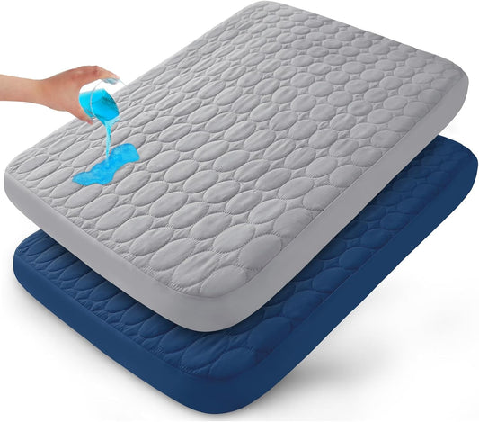 Pack and Play Mattress Pad Sheets Fitted Waterproof Playard Protector Cover