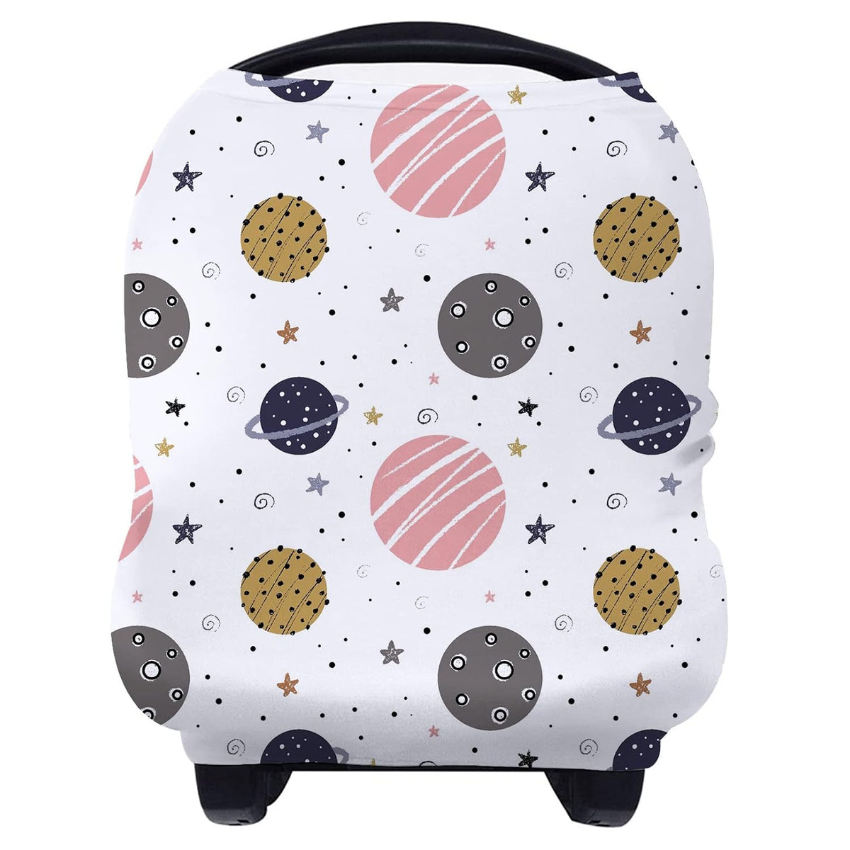 Nursing Cover Breastfeeding Scarf - Baby Car Seat Covers, Infant Stroller Cover, Carseat Canopy for Girls and Boys