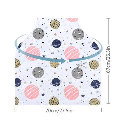 Nursing Cover Breastfeeding Scarf - Baby Car Seat Covers, Infant Stroller Cover, Carseat Canopy for Girls and Boys