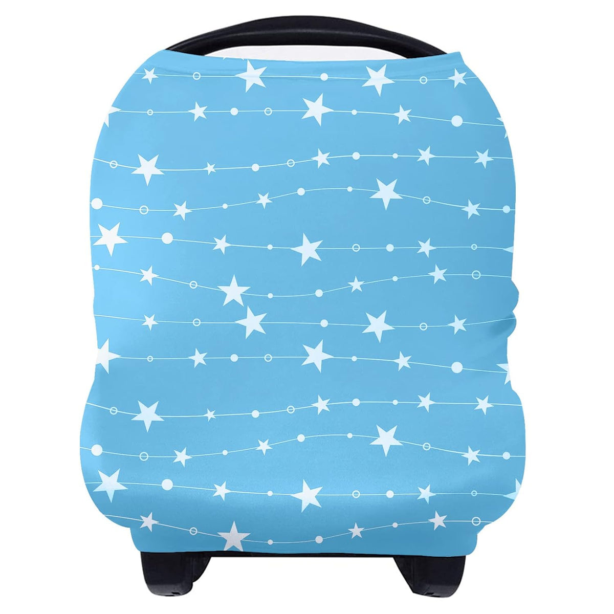 Nursing Cover Breastfeeding Scarf - Baby Car Seat Covers, Infant Stroller Cover, Carseat Canopy for Girls and Boys
