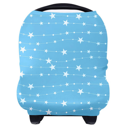 Nursing Cover Breastfeeding Scarf - Baby Car Seat Covers, Infant Stroller Cover, Carseat Canopy for Girls and Boys