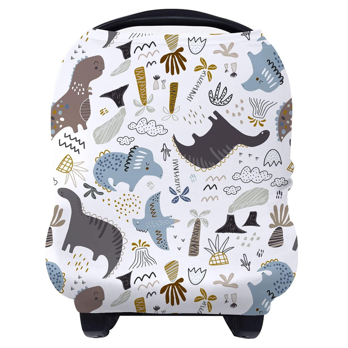 Nursing Cover Breastfeeding Scarf - Baby Car Seat Covers, Infant Stroller Cover, Carseat Canopy for Girls and Boys