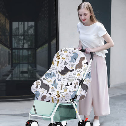 Nursing Cover Breastfeeding Scarf - Baby Car Seat Covers, Infant Stroller Cover, Carseat Canopy for Girls and Boys