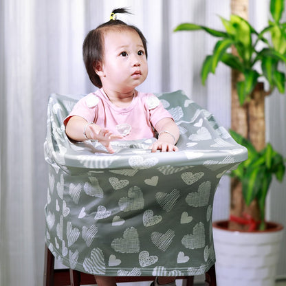 Nursing Cover Breastfeeding Scarf - Baby Car Seat Covers, Infant Stroller Cover, Carseat Canopy for Girls and Boys