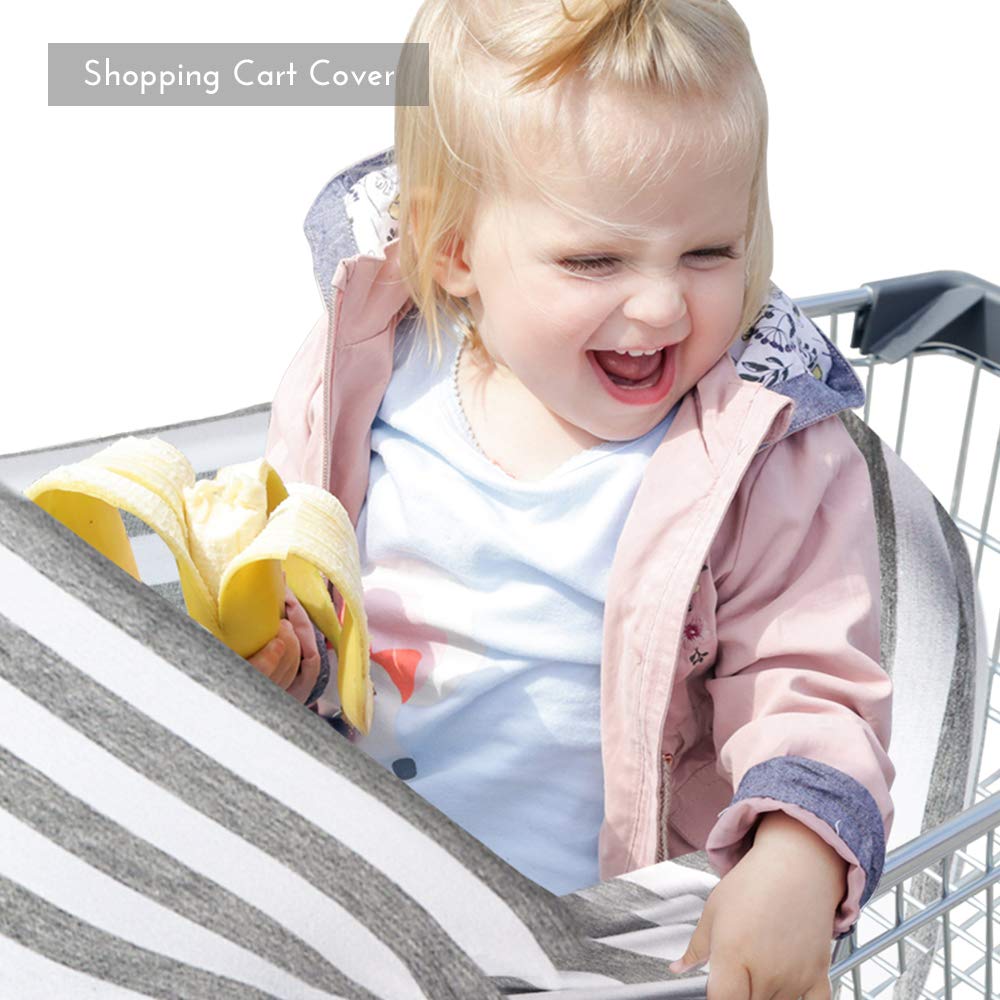 Nursing Cover Breastfeeding Scarf - Baby Car Seat Covers, Infant Stroller Cover, Carseat Canopy for Girls and Boys