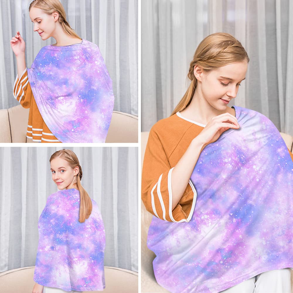 Nursing Cover Breastfeeding Scarf - Baby Car Seat Covers, Infant Stroller Cover, Carseat Canopy for Girls and Boys
