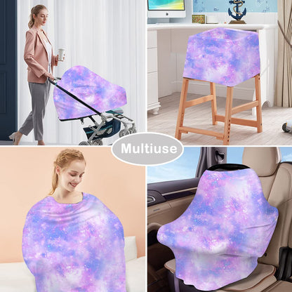 Nursing Cover Breastfeeding Scarf - Baby Car Seat Covers, Infant Stroller Cover, Carseat Canopy for Girls and Boys
