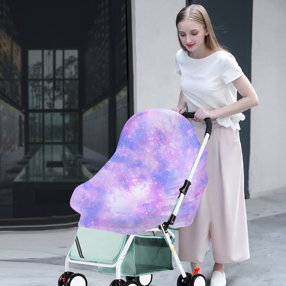 Nursing Cover Breastfeeding Scarf - Baby Car Seat Covers, Infant Stroller Cover, Carseat Canopy for Girls and Boys