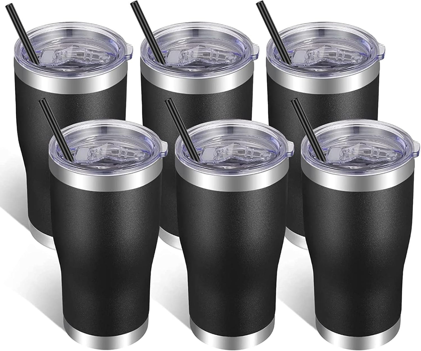 20oz Tumbler Stainless Steel Tumbler Cup with Lid And Straw Vacuum Insulated Double Wall Travel Coffee Mug(Pink 1 Pack)