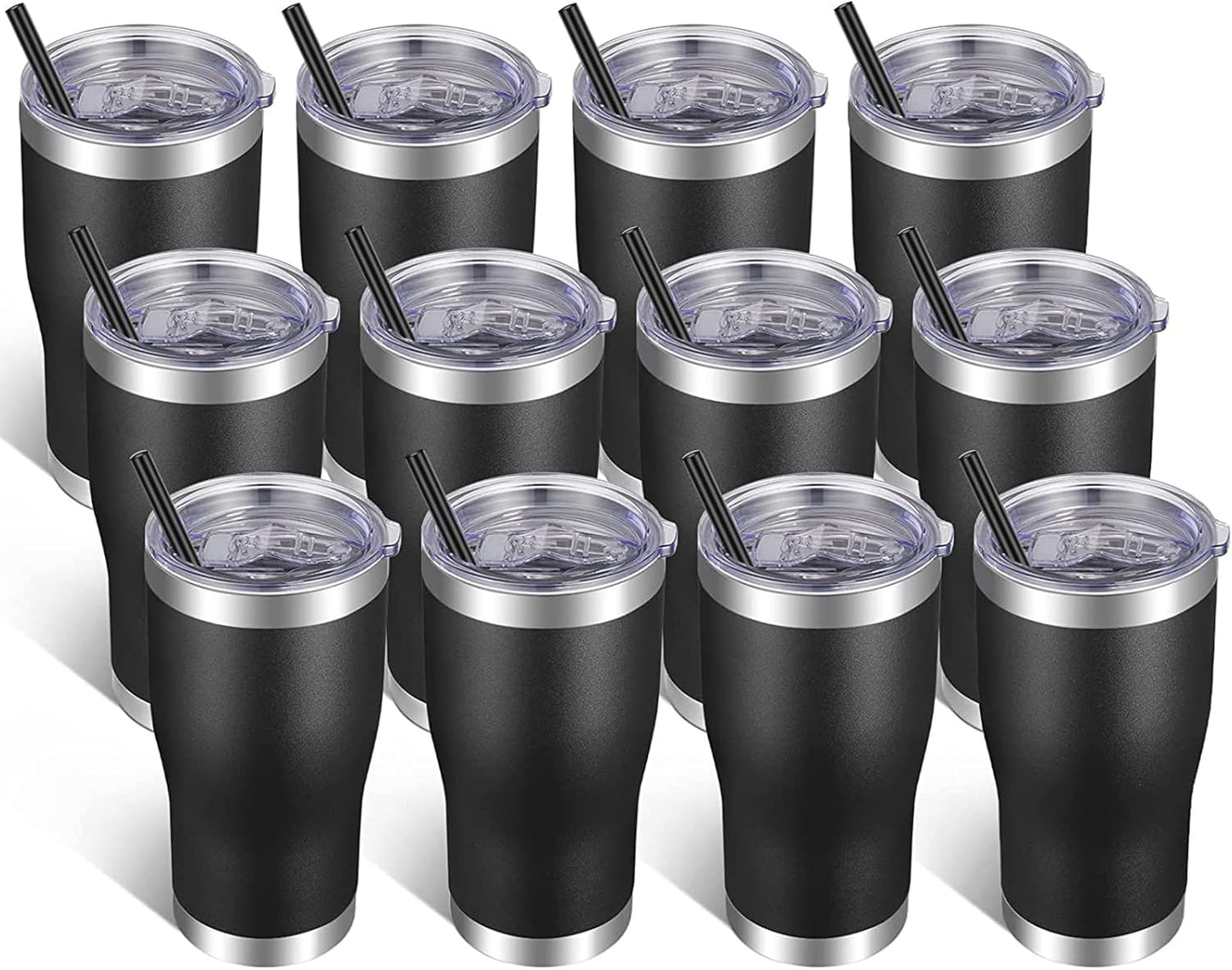 20oz Tumbler Stainless Steel Tumbler Cup with Lid And Straw Vacuum Insulated Double Wall Travel Coffee Mug(Pink 1 Pack)