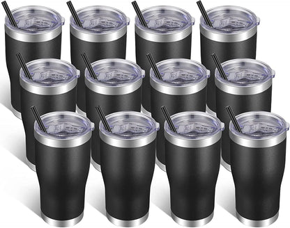 20oz Tumbler Stainless Steel Tumbler Cup with Lid And Straw Vacuum Insulated Double Wall Travel Coffee Mug(Pink 1 Pack)