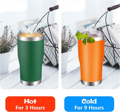 20oz Tumbler Stainless Steel Tumbler Cup with Lid And Straw Vacuum Insulated Double Wall Travel Coffee Mug(Pink 1 Pack)