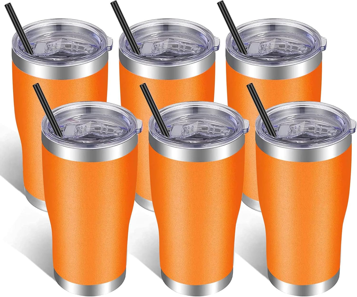 20oz Tumbler Stainless Steel Tumbler Cup with Lid And Straw Vacuum Insulated Double Wall Travel Coffee Mug(Pink 1 Pack)