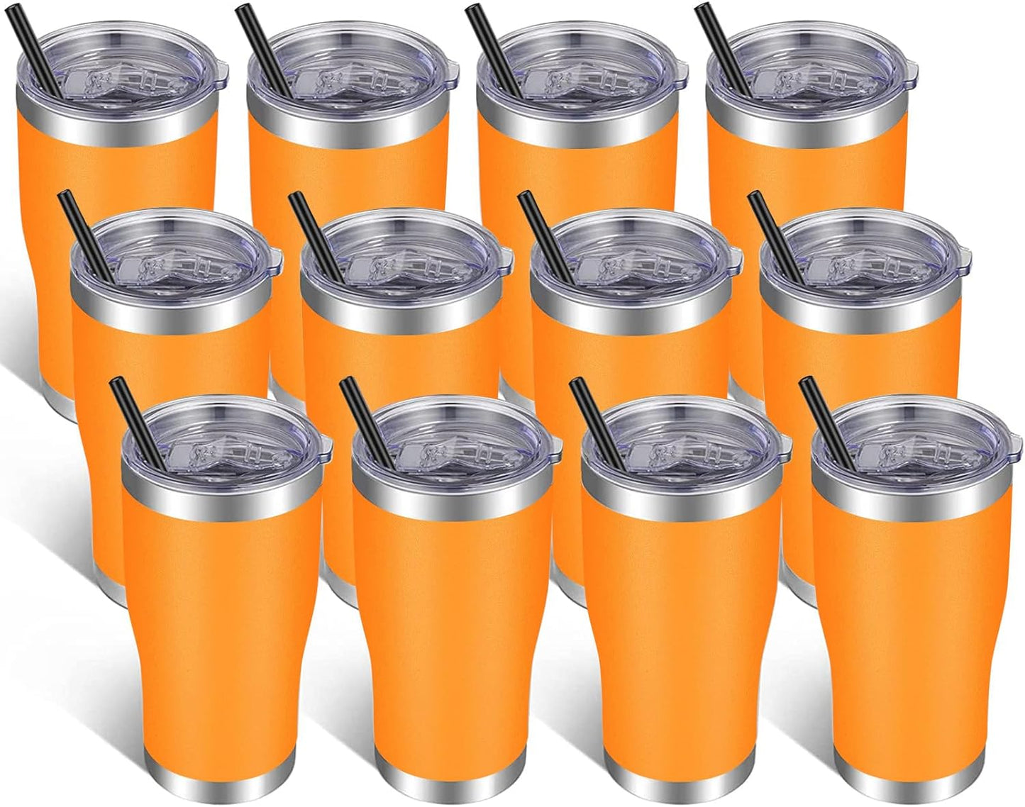 20oz Tumbler Stainless Steel Tumbler Cup with Lid And Straw Vacuum Insulated Double Wall Travel Coffee Mug(Pink 1 Pack)