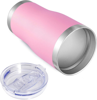 20oz Tumbler Stainless Steel Tumbler Cup with Lid And Straw Vacuum Insulated Double Wall Travel Coffee Mug(Pink 1 Pack)