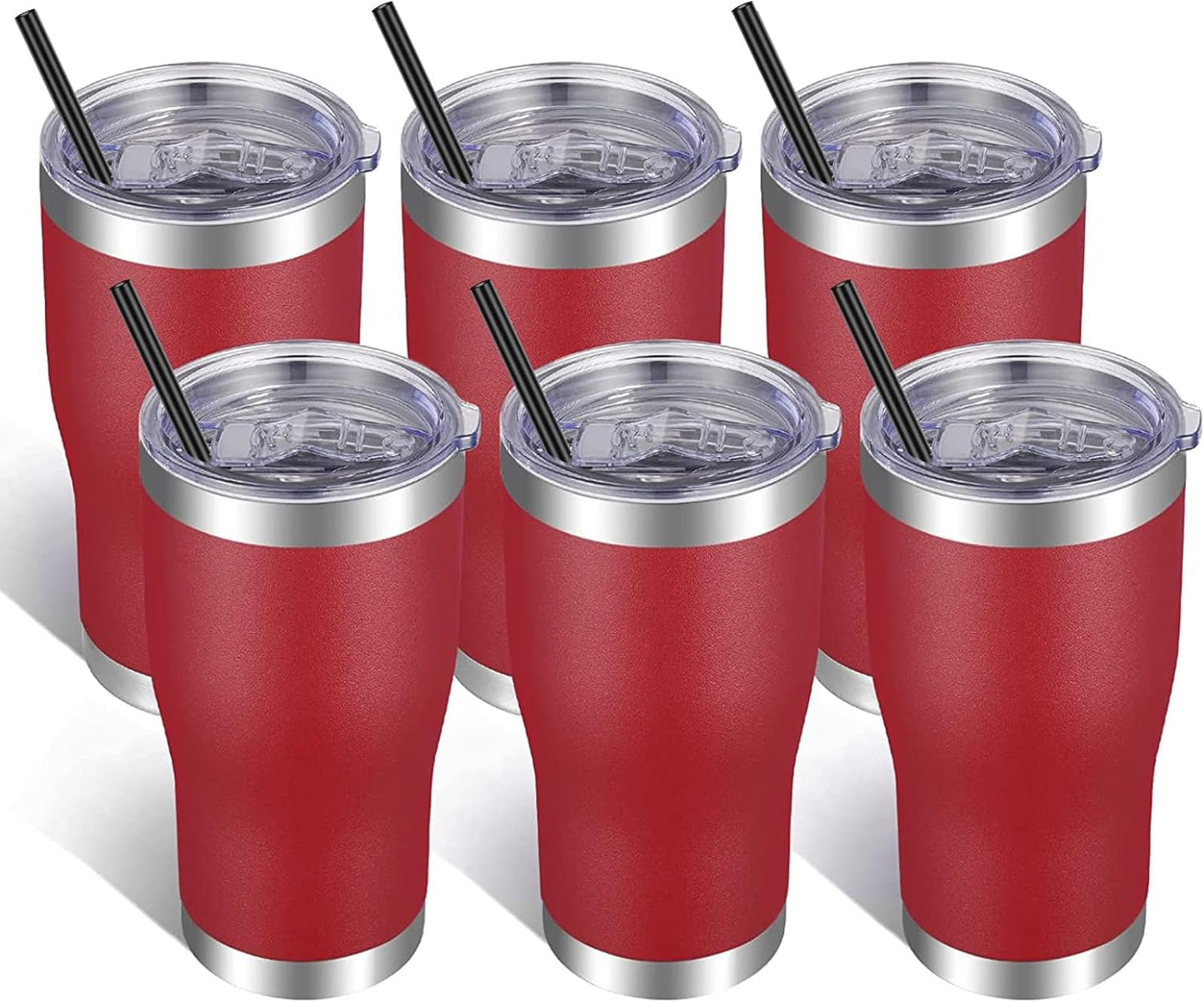 20oz Tumbler Stainless Steel Tumbler Cup with Lid And Straw Vacuum Insulated Double Wall Travel Coffee Mug(Pink 1 Pack)