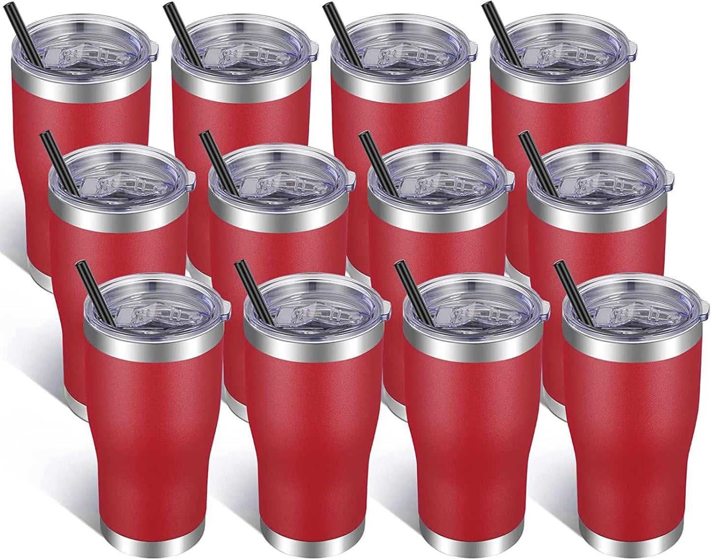 20oz Tumbler Stainless Steel Tumbler Cup with Lid And Straw Vacuum Insulated Double Wall Travel Coffee Mug(Pink 1 Pack)