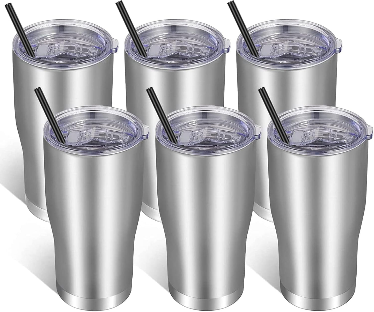 20oz Tumbler Stainless Steel Tumbler Cup with Lid And Straw Vacuum Insulated Double Wall Travel Coffee Mug(Pink 1 Pack)