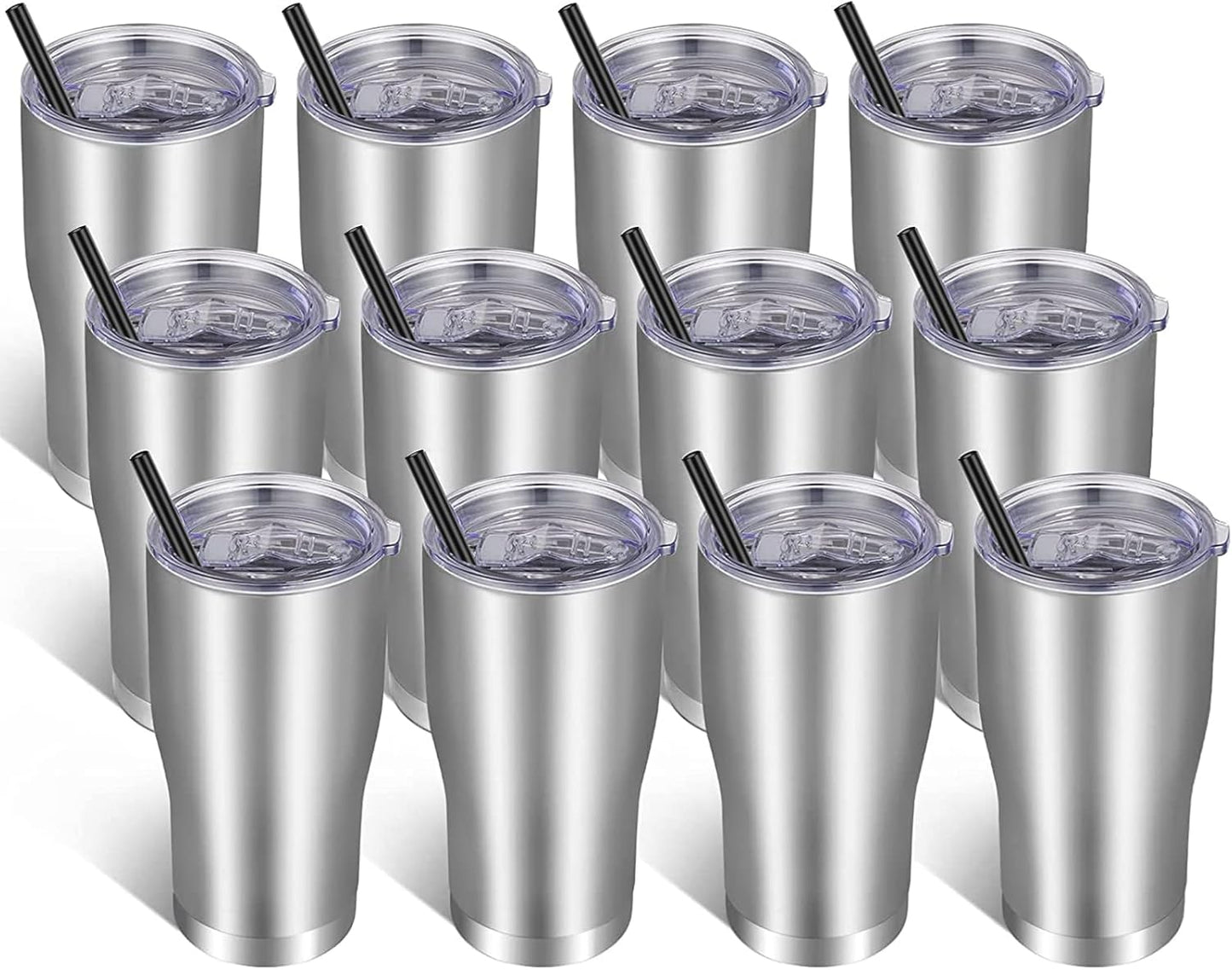20oz Tumbler Stainless Steel Tumbler Cup with Lid And Straw Vacuum Insulated Double Wall Travel Coffee Mug(Pink 1 Pack)