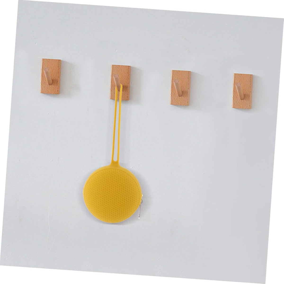 Organizer Storage Pouch Leakproof Portable Case for Cups Pacifiers Coins Durable Easy to Clean Travel Bag Honey Honeycomb