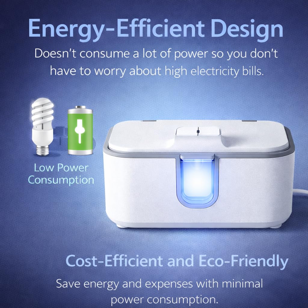Baby Wipe Warmer, Even Heating Wet Wipes Heater with Night Light