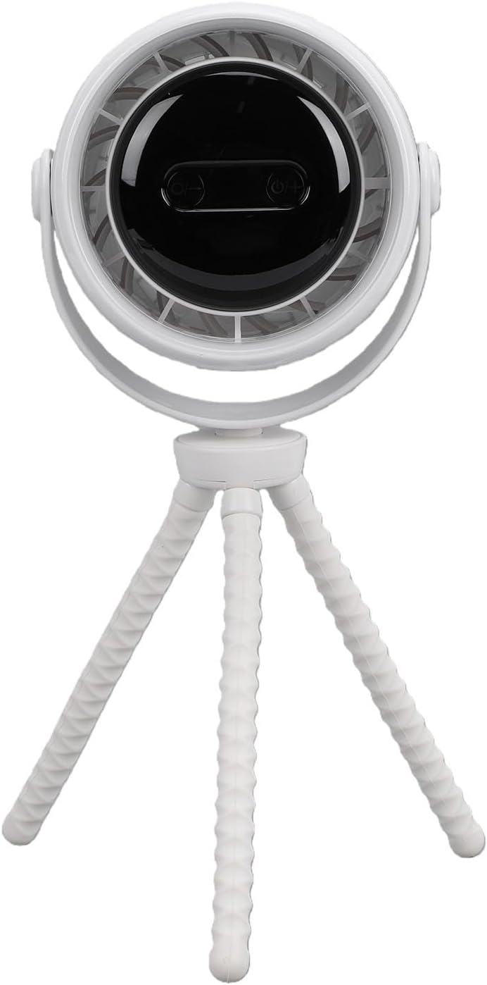 Baby Stroller Fan 10000mAh Rechargeable Portable Handheld Fan with 3 Speeds Night Light Flexible Tripod 360 Rotation Quiet Personal for Baby Stroller Car Seat Crib