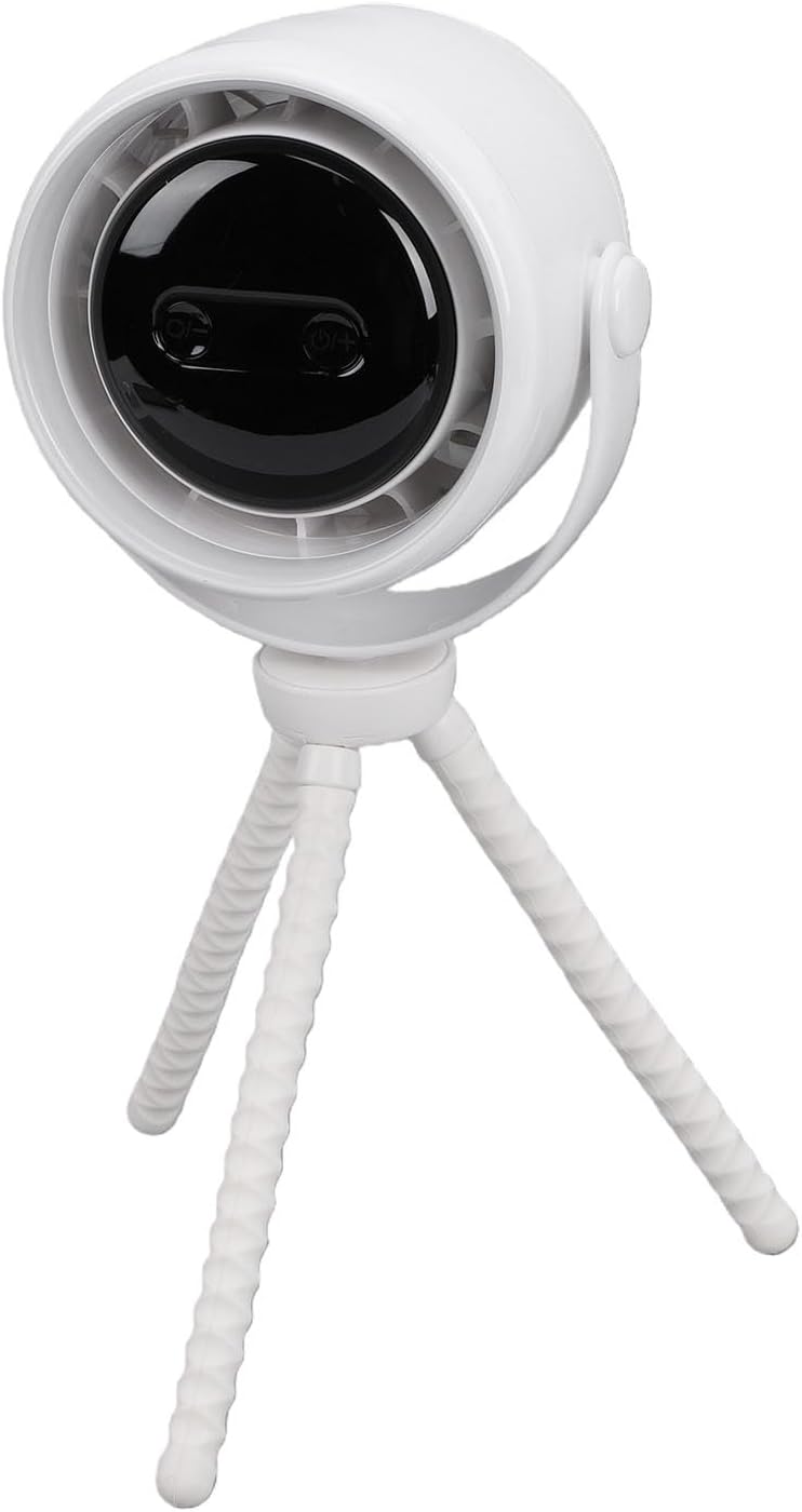 Baby Stroller Fan 10000mAh Rechargeable Portable Handheld Fan with 3 Speeds Night Light Flexible Tripod 360 Rotation Quiet Personal for Baby Stroller Car Seat Crib