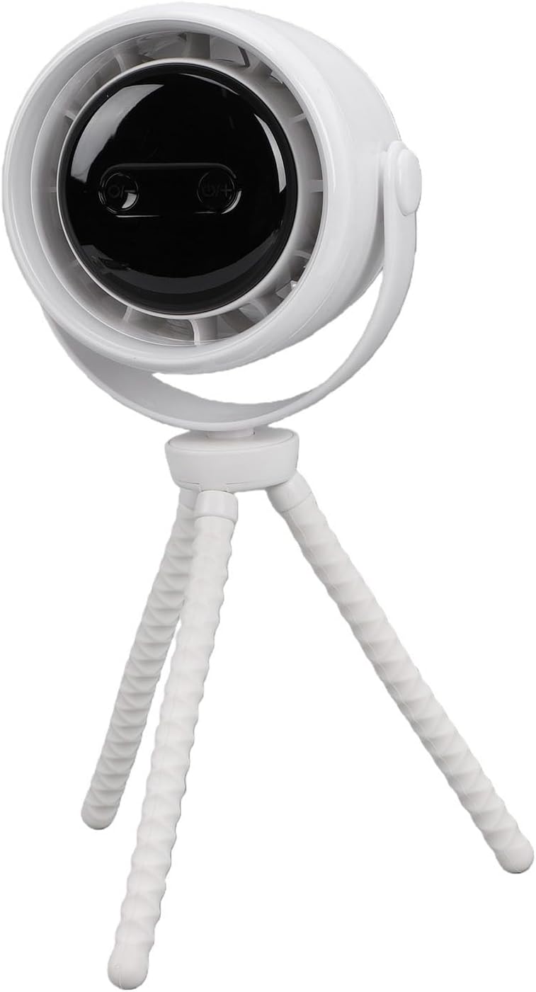 Baby Stroller Fan 10000mAh Rechargeable Portable Handheld Fan with 3 Speeds Night Light Flexible Tripod 360 Rotation Quiet Personal for Baby Stroller Car Seat Crib