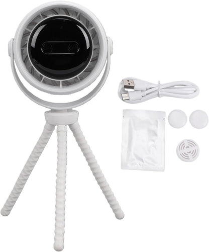 Baby Stroller Fan 10000mAh Rechargeable Portable Handheld Fan with 3 Speeds Night Light Flexible Tripod 360 Rotation Quiet Personal for Baby Stroller Car Seat Crib