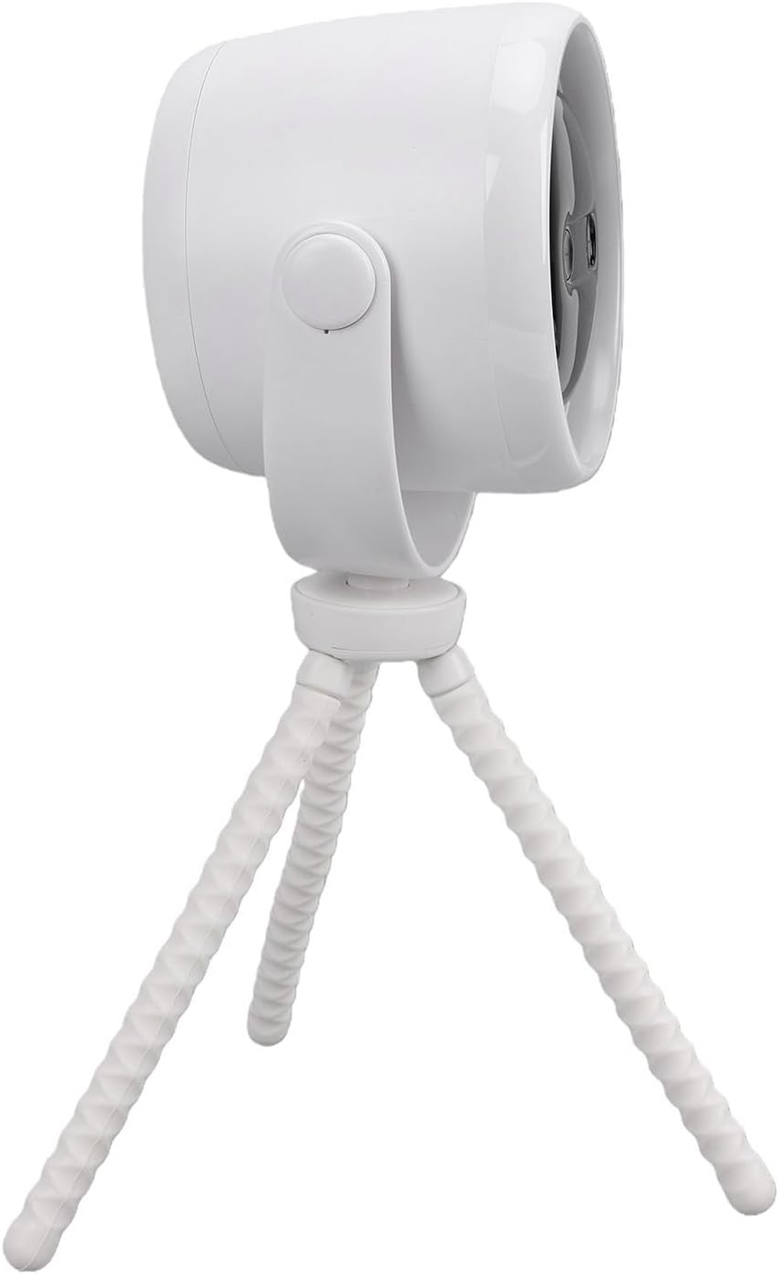 Baby Stroller Fan 10000mAh Rechargeable Portable Handheld Fan with 3 Speeds Night Light Flexible Tripod 360 Rotation Quiet Personal for Baby Stroller Car Seat Crib