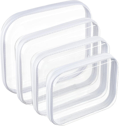 Clear Hard Shell Diaper Bag Organizer Pouches Cosmetic Bags