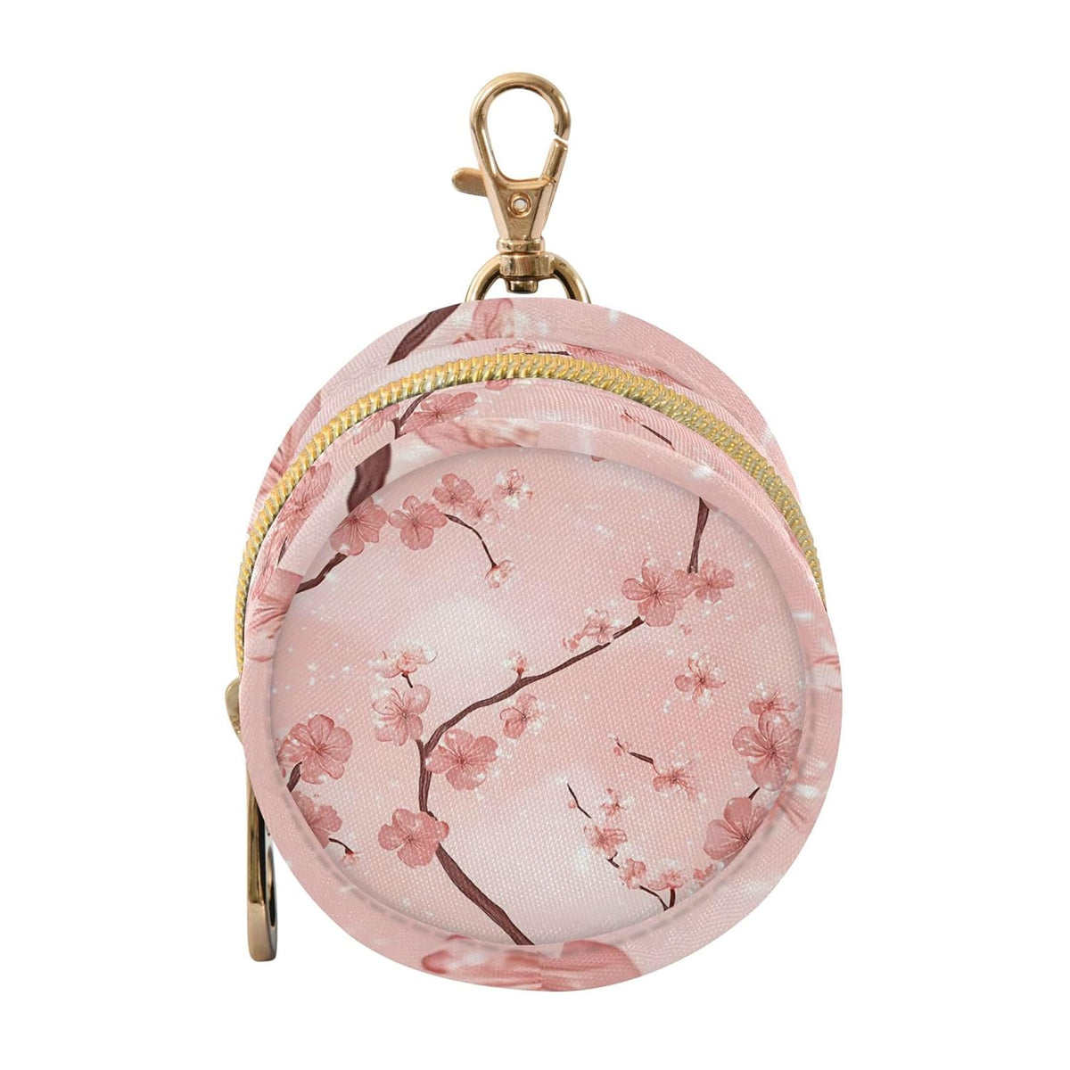 Beautiful Cherry Blossoms Baby Pacifier Holder Case, Dustproof Portable Storage Box for Diaper Bag Purse, Pacifier Storage Container for Boys & Girls