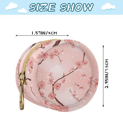Beautiful Cherry Blossoms Baby Pacifier Holder Case, Dustproof Portable Storage Box for Diaper Bag Purse, Pacifier Storage Container for Boys & Girls
